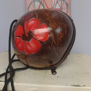 Coconut purse hand bag